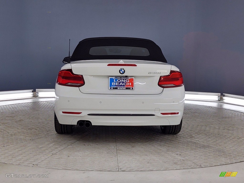 2018 2 Series 230i Convertible - Alpine White / Coral Red photo #4