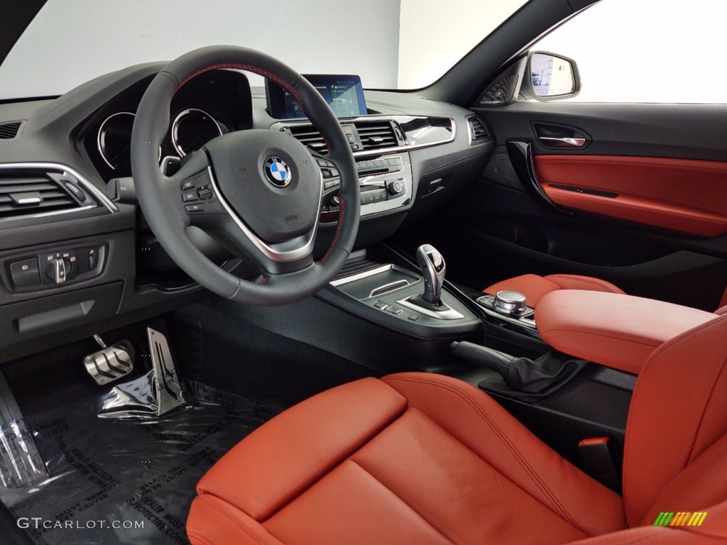 Coral Red Interior 2018 BMW 2 Series 230i Convertible Photo #141255067