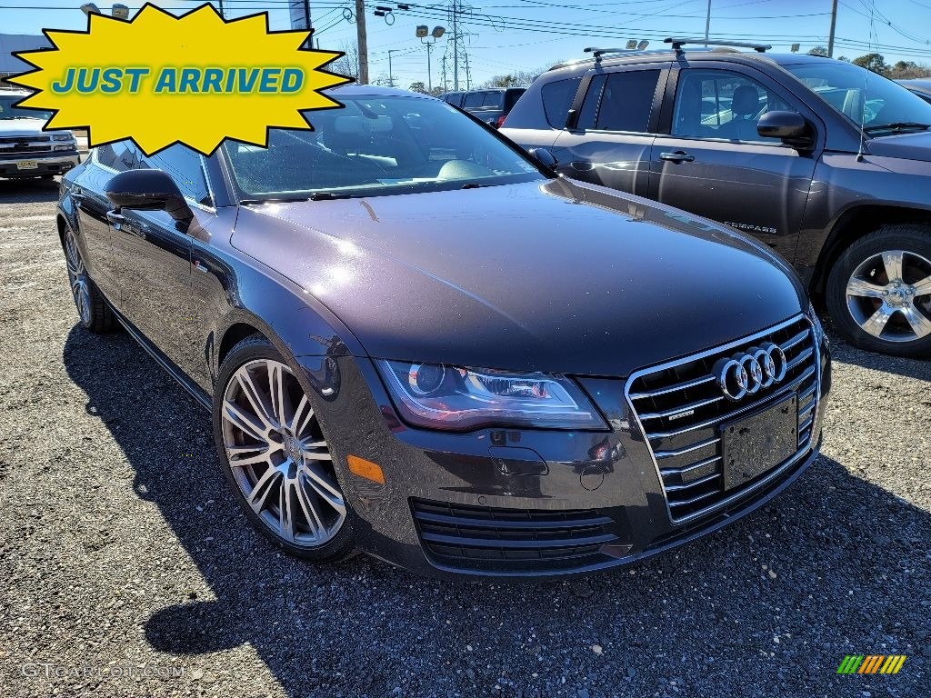 2012 A7 3.0T quattro Premium Plus - Oolong Grey Metallic / Nougat Brown photo #1