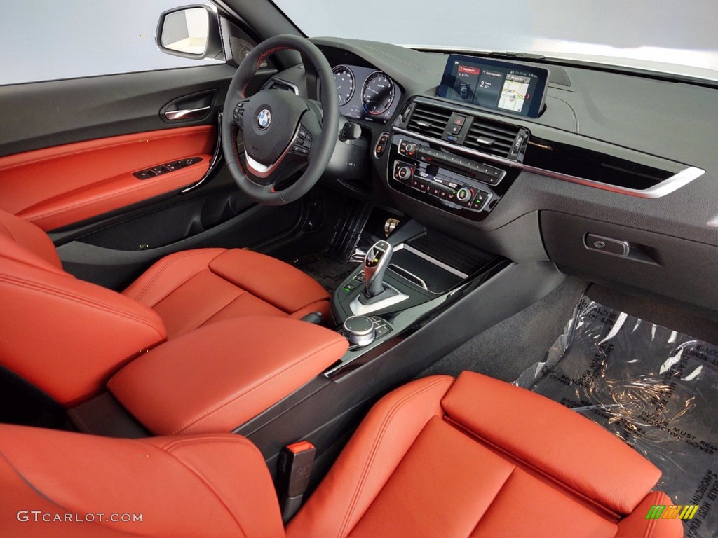 Coral Red Interior 2018 BMW 2 Series 230i Convertible Photo #141255514