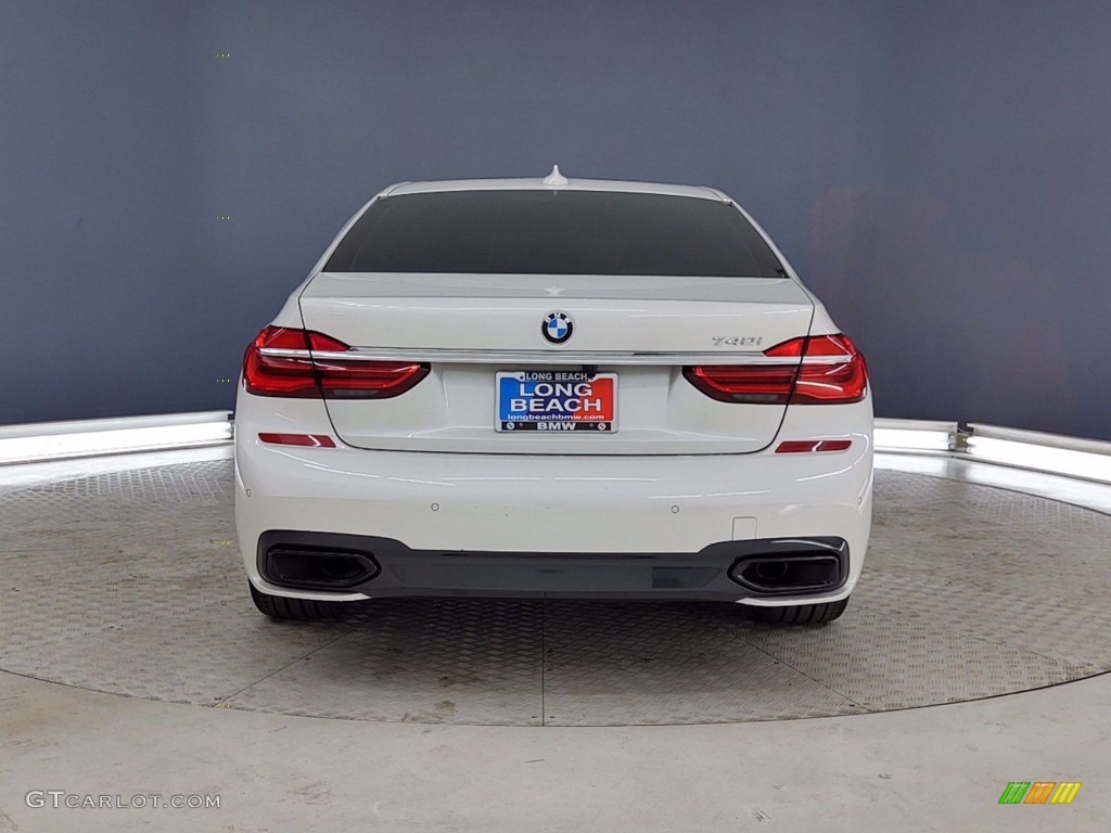 2018 7 Series 740i Sedan - Mineral White Metallic / Black photo #4