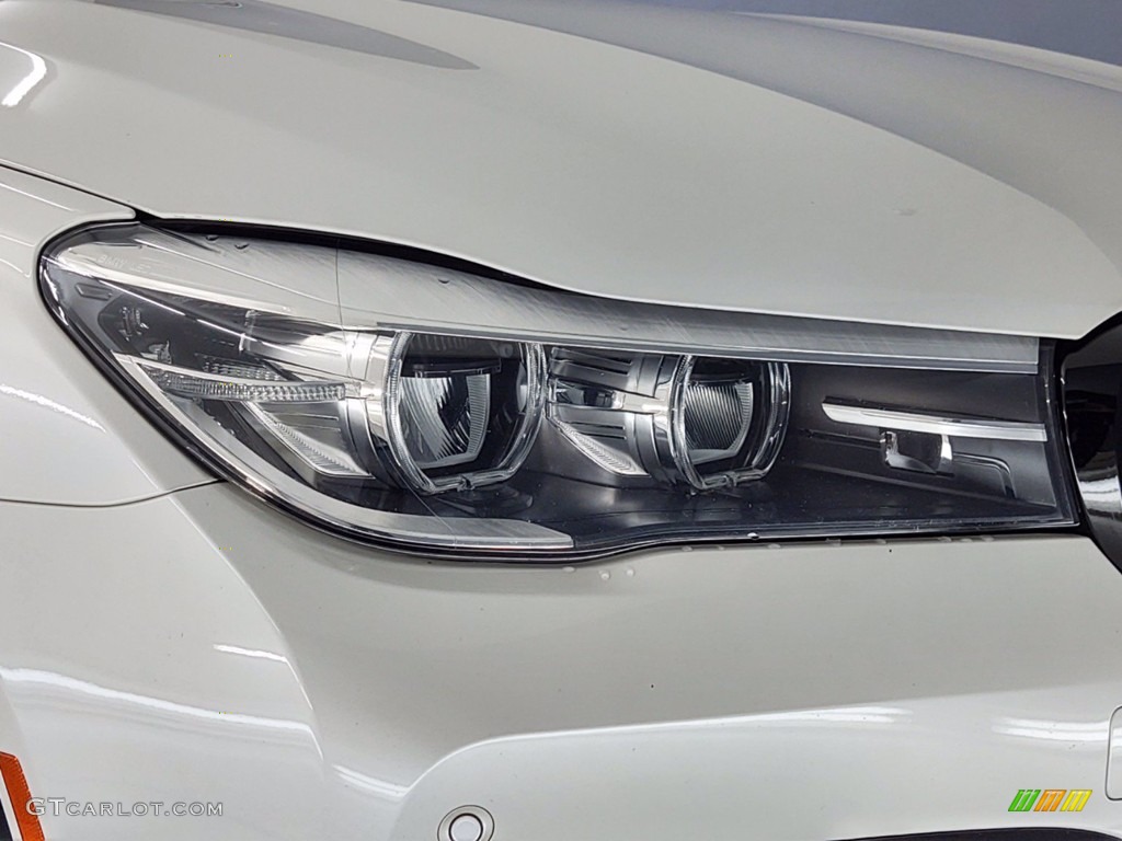 2018 7 Series 740i Sedan - Mineral White Metallic / Black photo #7