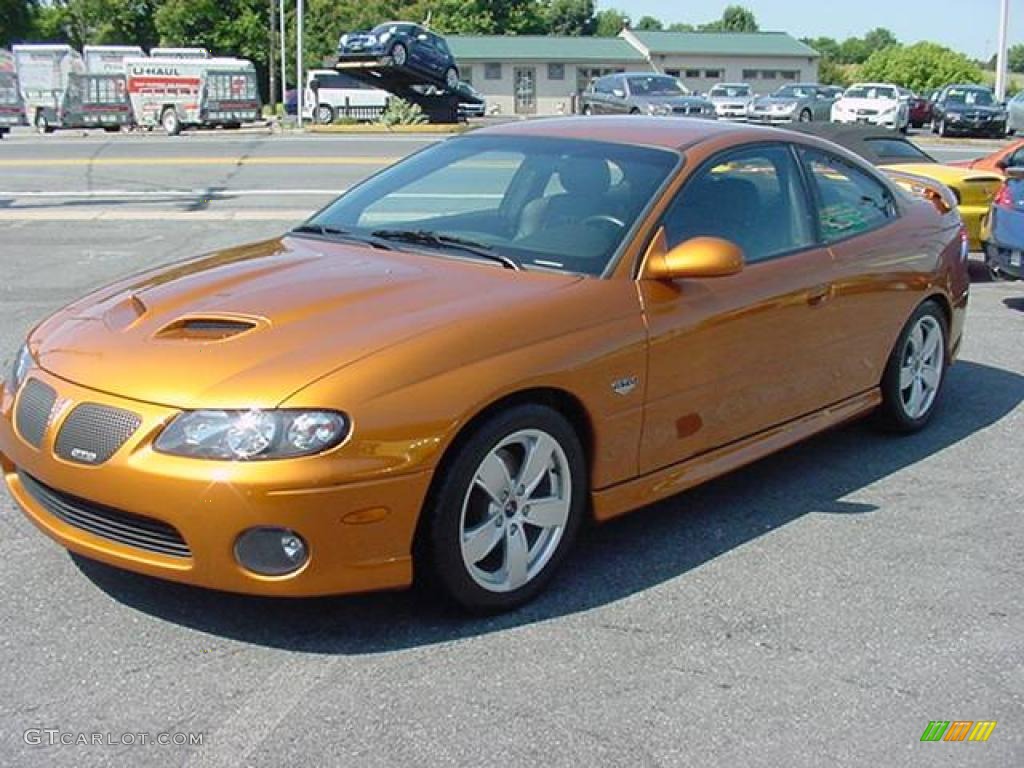2006 GTO Coupe - Brazen Orange Metallic / Black photo #3