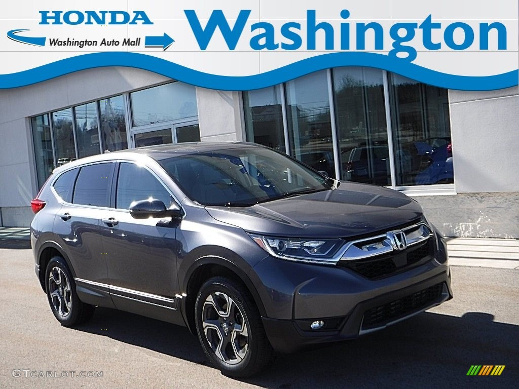 2018 CR-V EX-L AWD - Modern Steel Metallic / Gray photo #1