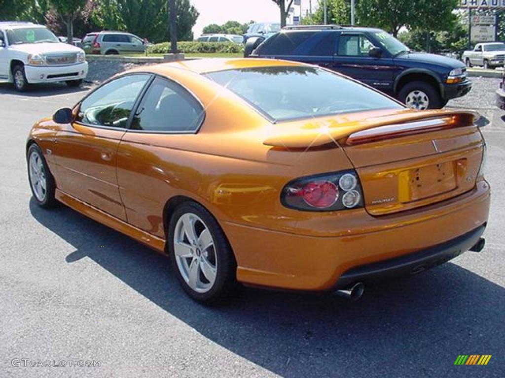 2006 GTO Coupe - Brazen Orange Metallic / Black photo #4