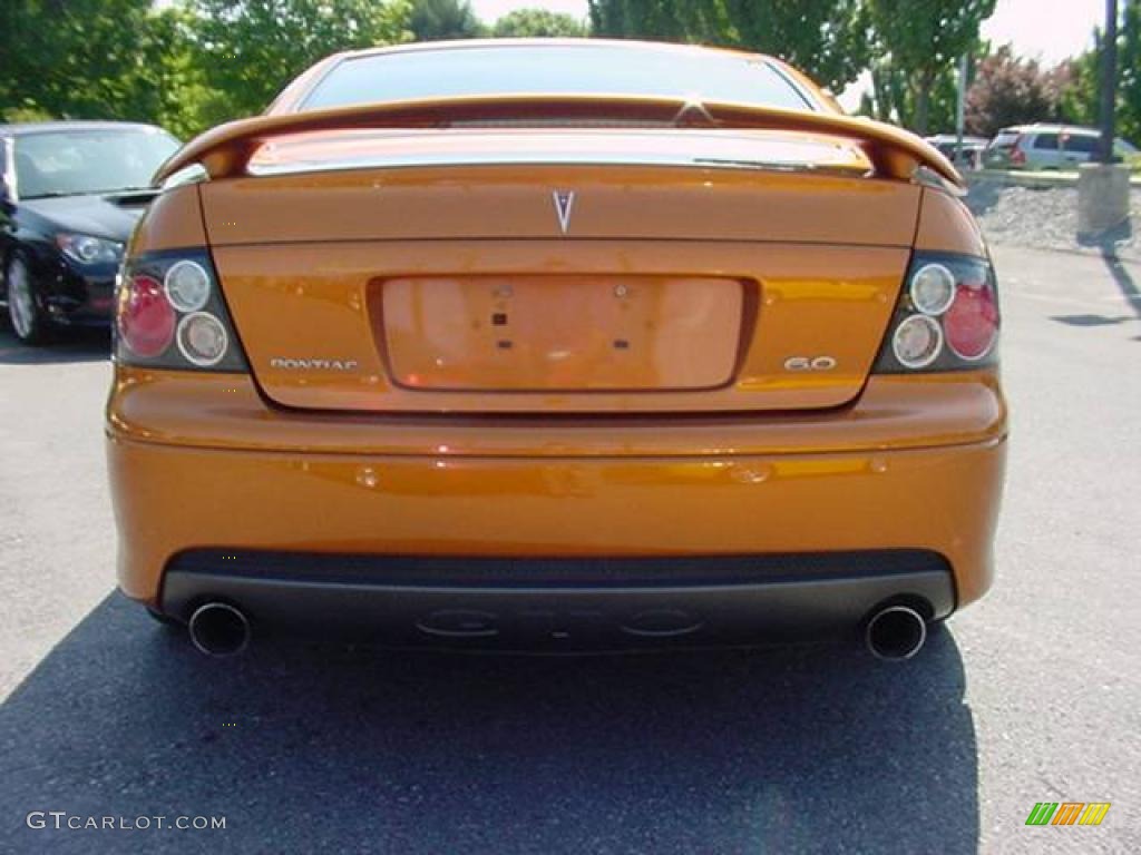 2006 GTO Coupe - Brazen Orange Metallic / Black photo #5
