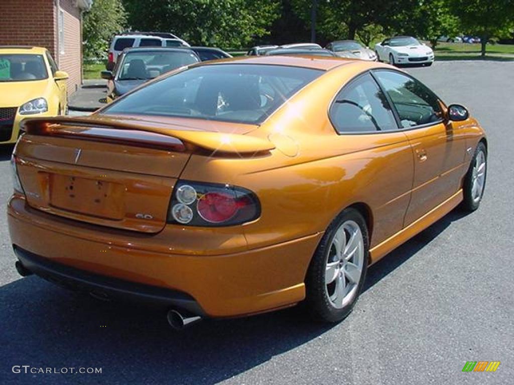 2006 GTO Coupe - Brazen Orange Metallic / Black photo #6