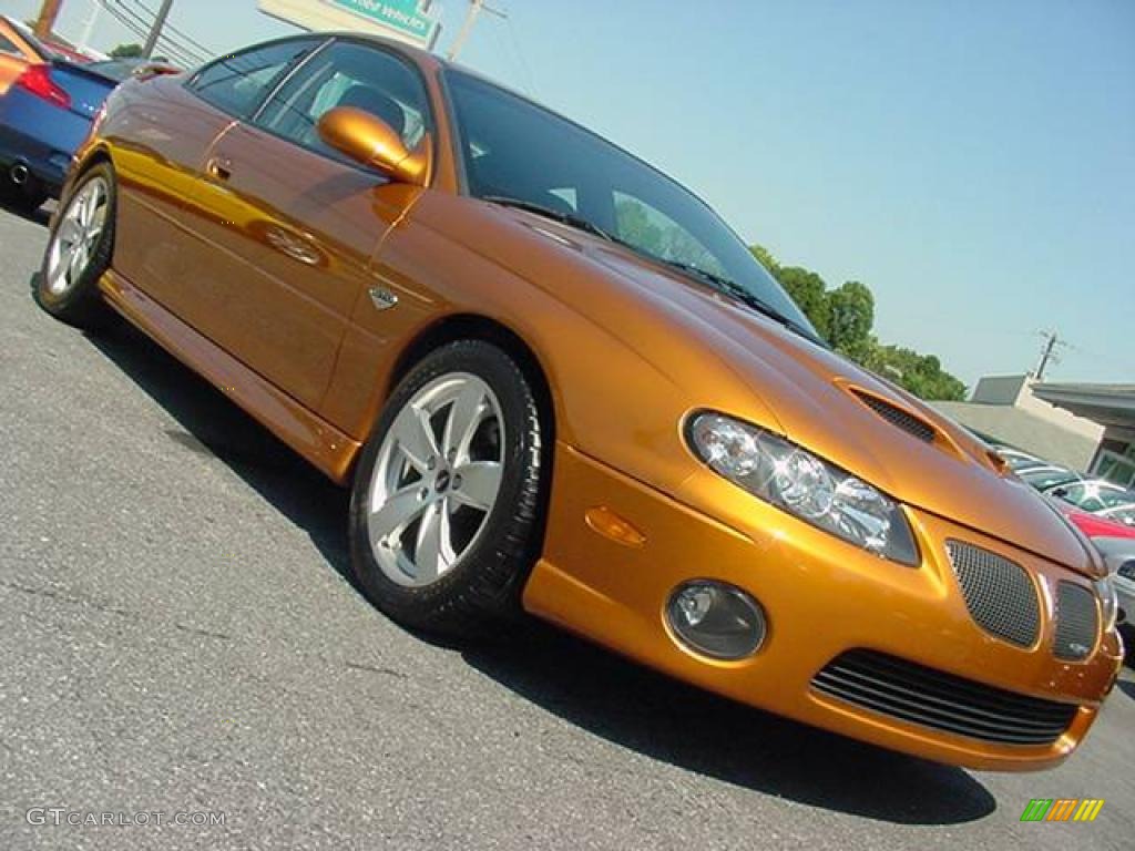 2006 GTO Coupe - Brazen Orange Metallic / Black photo #13