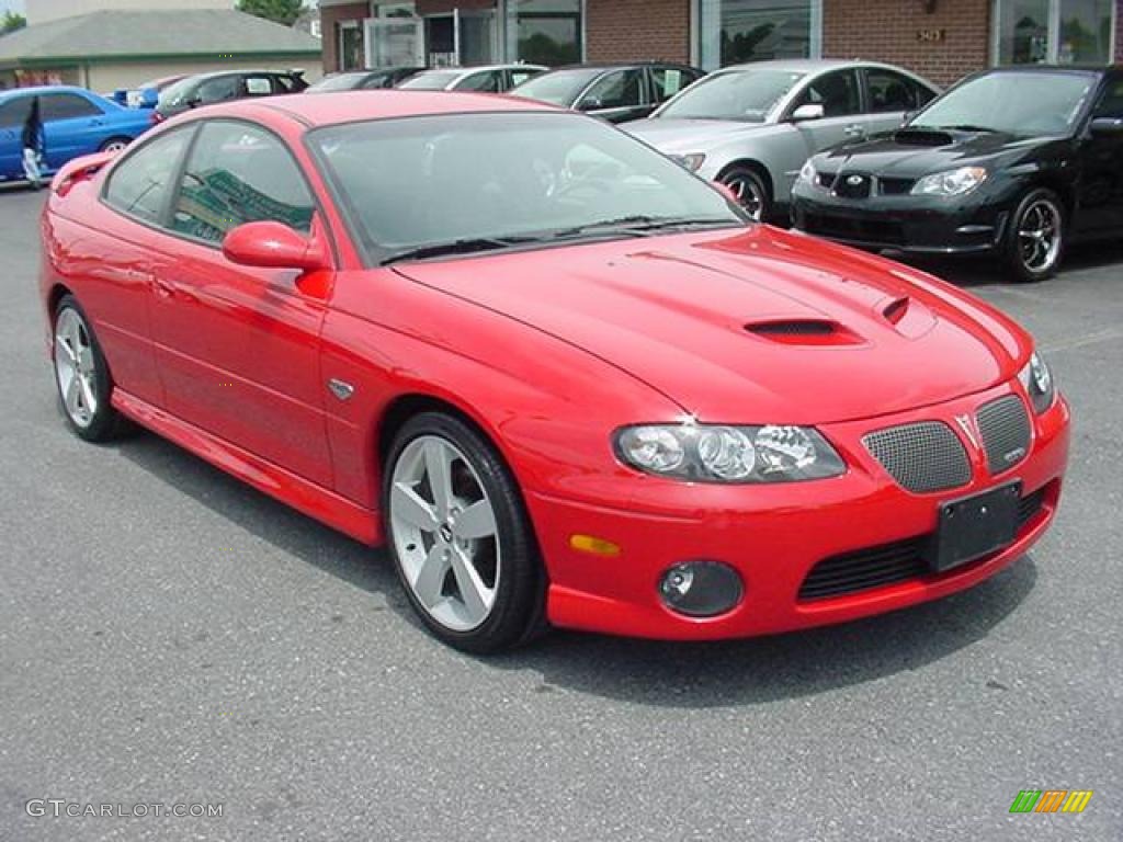 2006 GTO Coupe - Torrid Red / Black photo #1