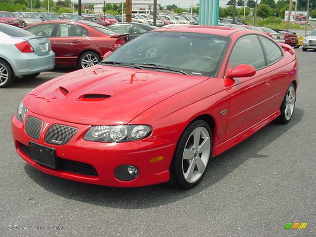 2006 GTO Coupe - Torrid Red / Black photo #3