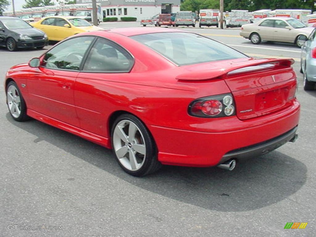 2006 GTO Coupe - Torrid Red / Black photo #4