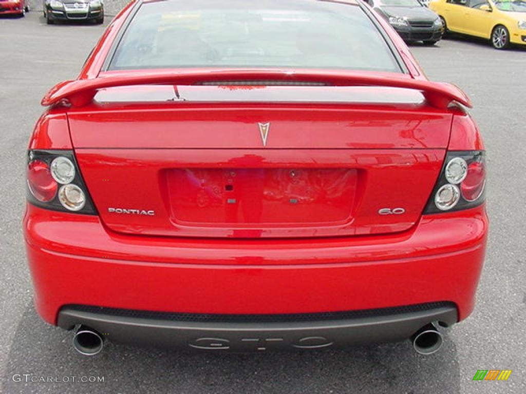 2006 GTO Coupe - Torrid Red / Black photo #5