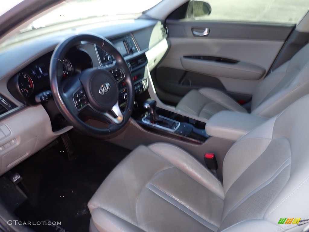 Gray Interior 2016 Kia Optima EX Photo #141257548