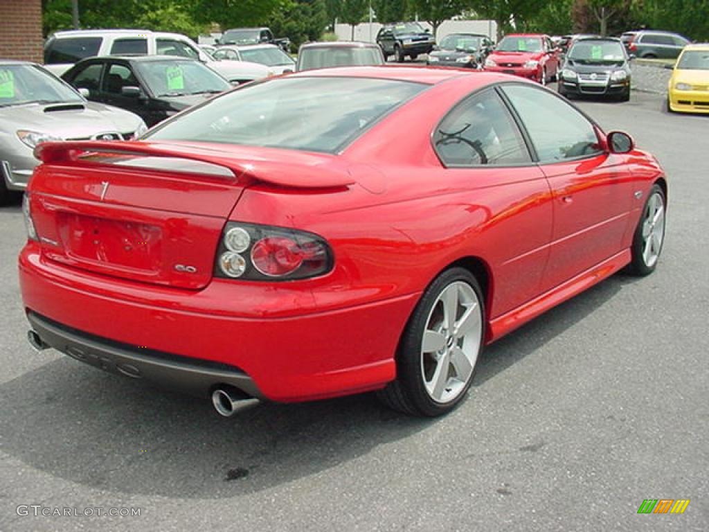 2006 GTO Coupe - Torrid Red / Black photo #6