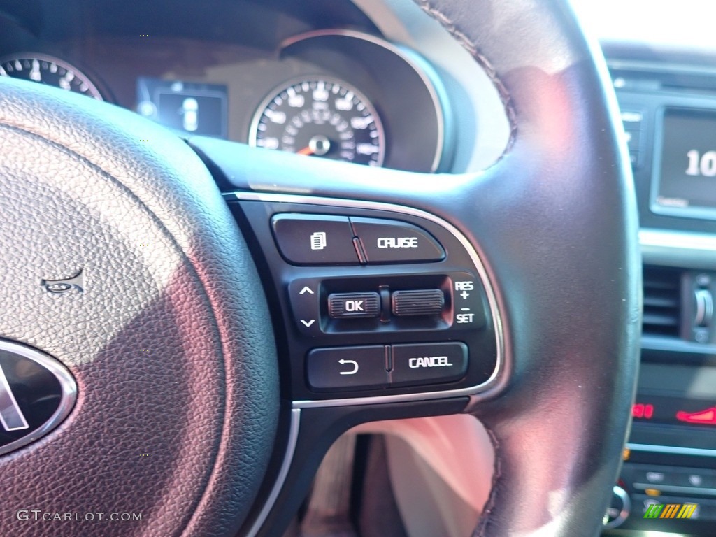 2016 Kia Optima EX Gray Steering Wheel Photo #141257701