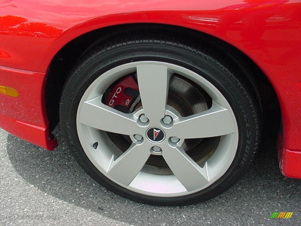 2006 GTO Coupe - Torrid Red / Black photo #12