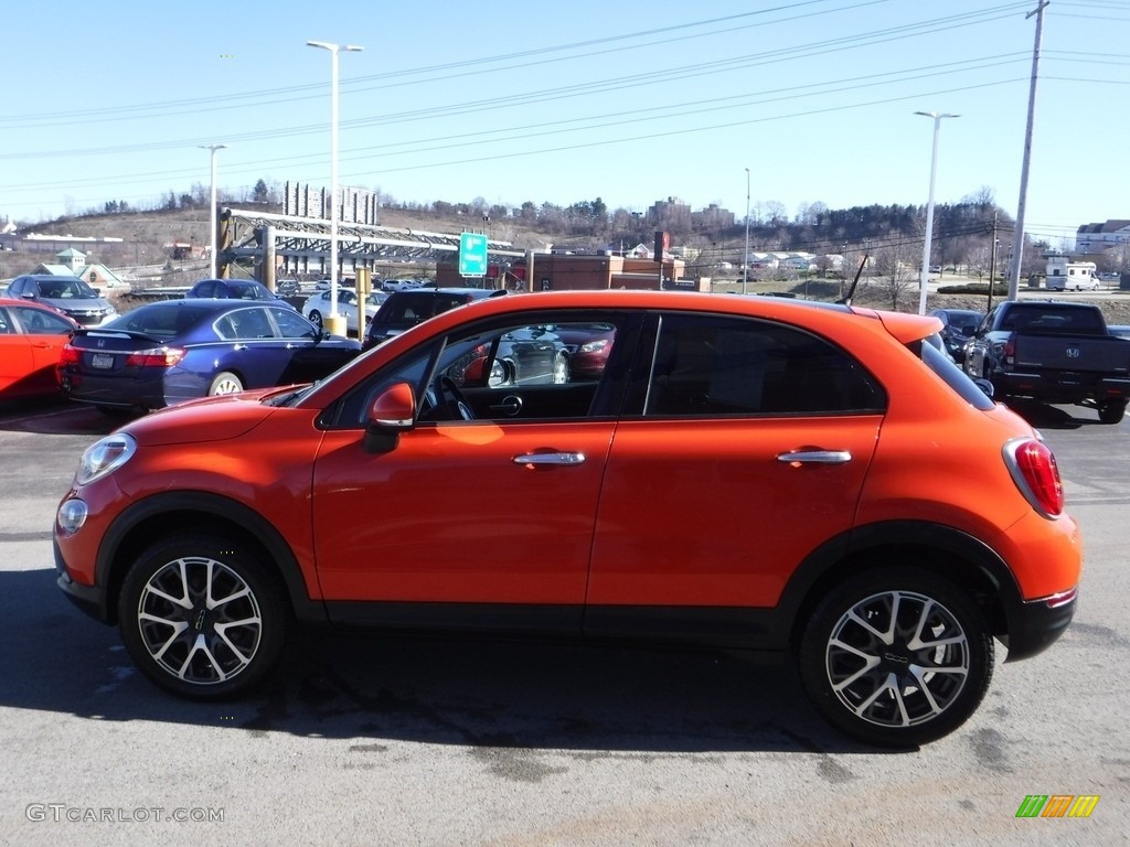 Arancio (Orange) 2016 Fiat 500X Trekking Plus AWD Exterior Photo #141258073