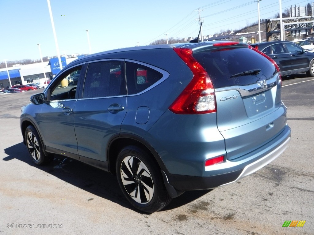 2015 CR-V Touring - Mountain Air Metallic / Beige photo #8