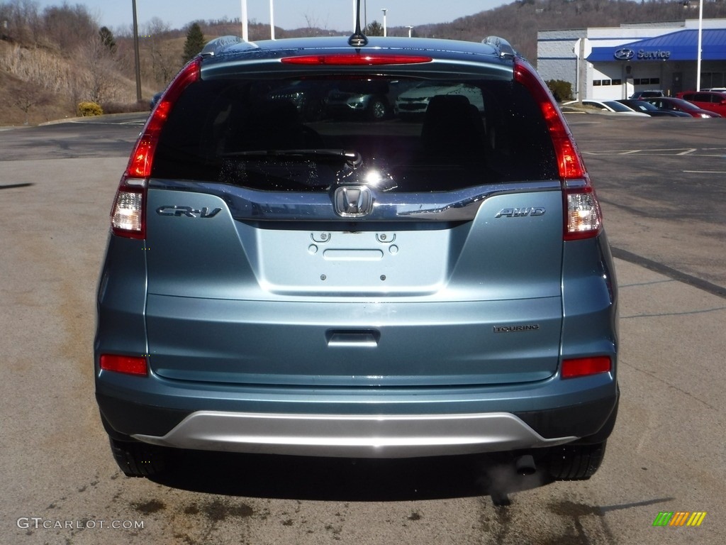 2015 CR-V Touring - Mountain Air Metallic / Beige photo #9