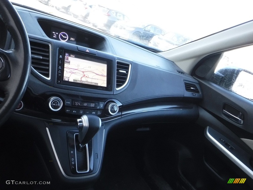2015 CR-V Touring - Mountain Air Metallic / Beige photo #16