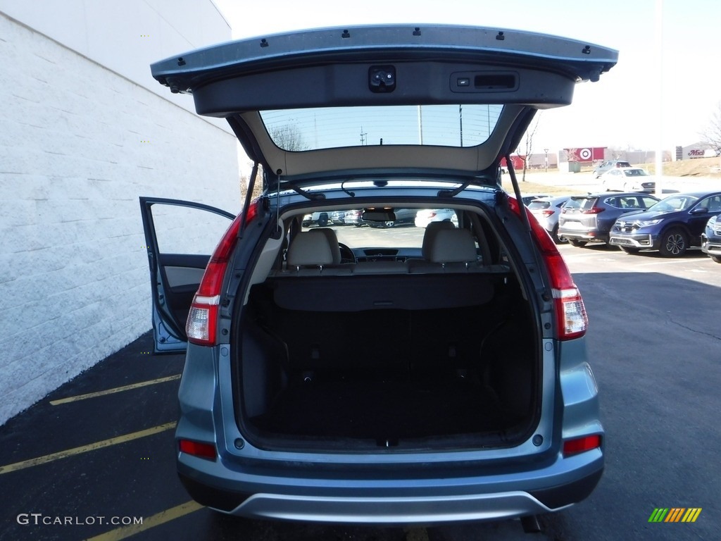 2015 CR-V Touring - Mountain Air Metallic / Beige photo #26