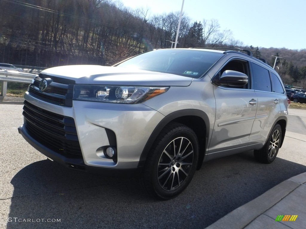 2018 Highlander SE AWD - Celestial Silver Metallic / Black photo #10