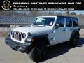 2021 Bright White Jeep Wrangler Unlimited Sport 4x4  photo #1