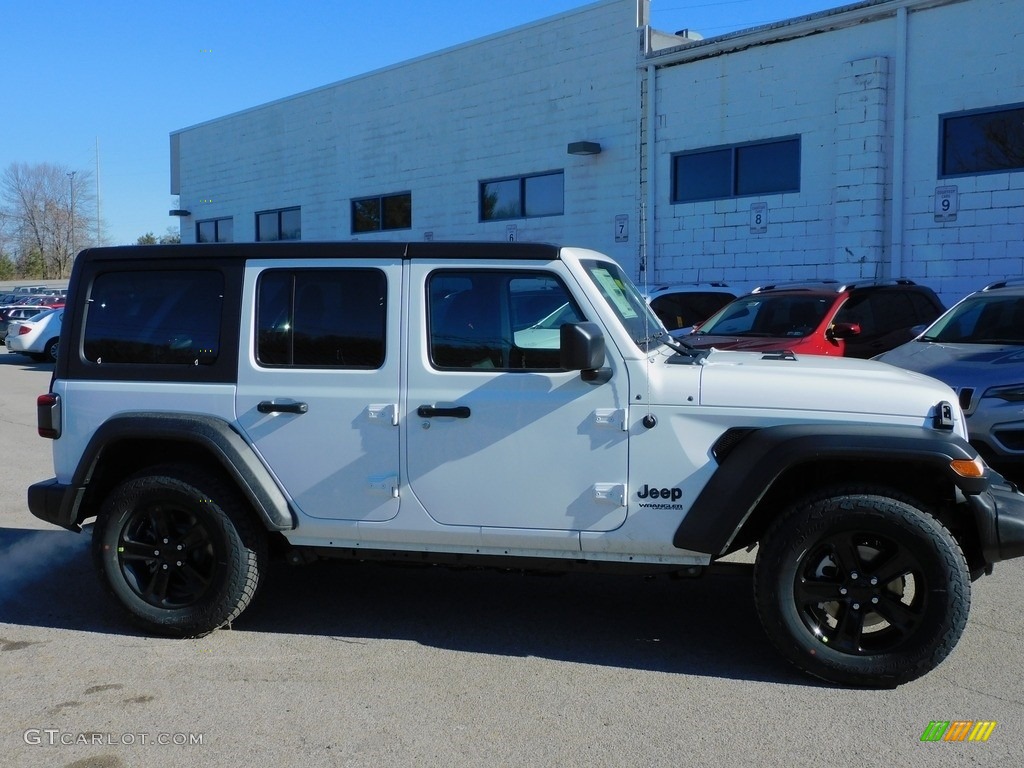 2021 Wrangler Unlimited Sport 4x4 - Bright White / Black photo #4