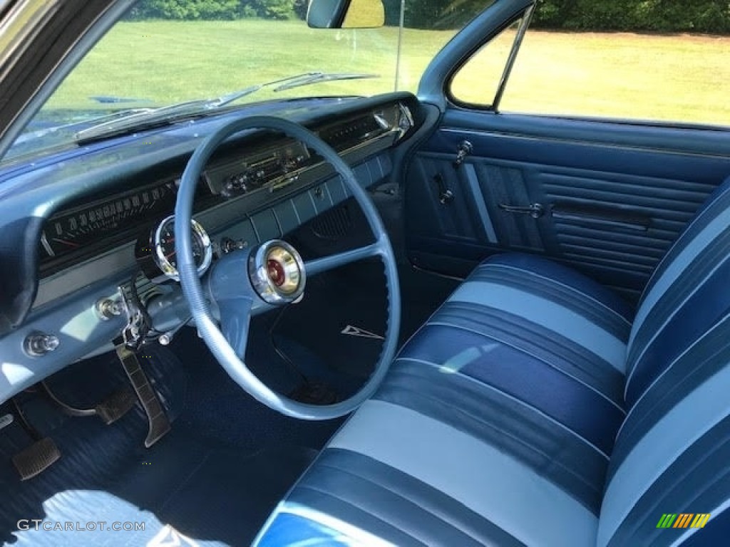 1962 Catalina Sports Coupe - Ensign Blue Poly / Ventura Tri Blue photo #12