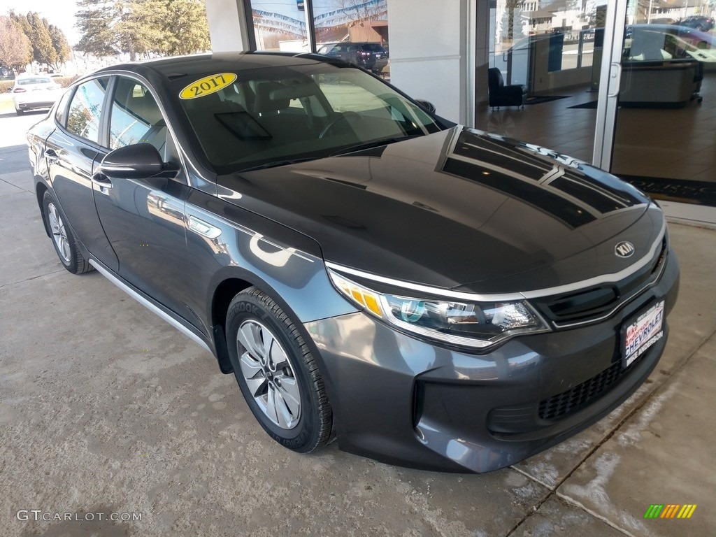 Platinum Graphite 2017 Kia Optima Hybrid Exterior Photo #141262050