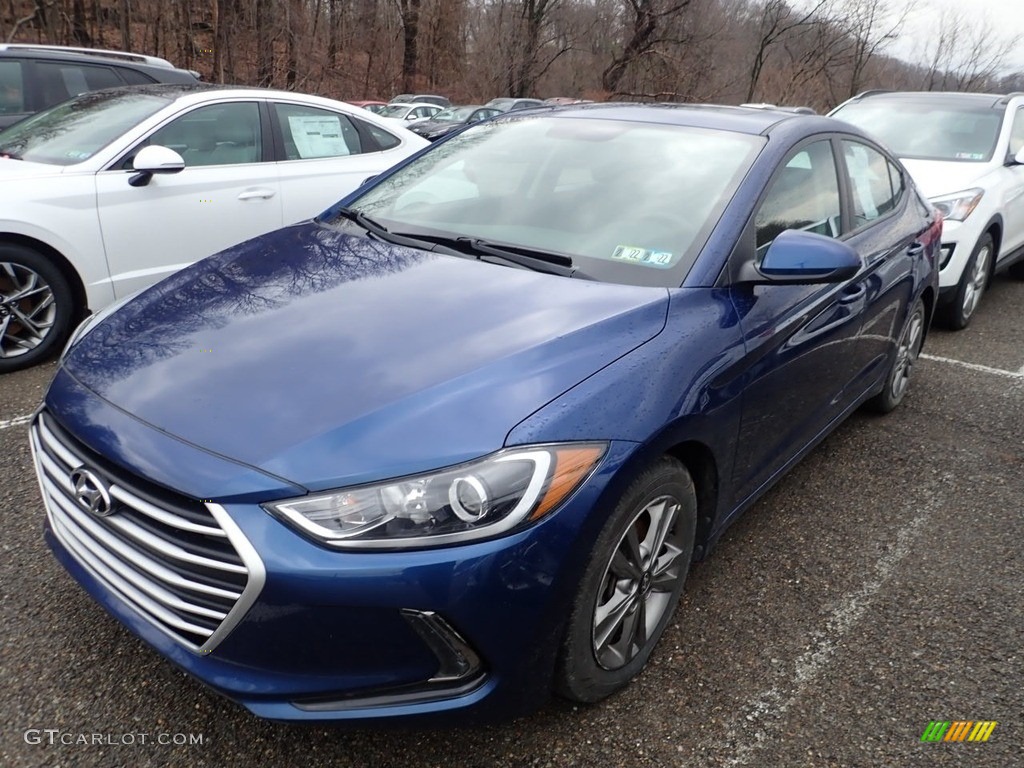 2017 Elantra Value Edition - Lakeside Blue / Black photo #1