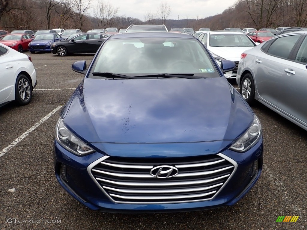 2017 Elantra Value Edition - Lakeside Blue / Black photo #3