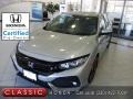 Lunar Silver Metallic 2018 Honda Civic EX-L Navi Hatchback