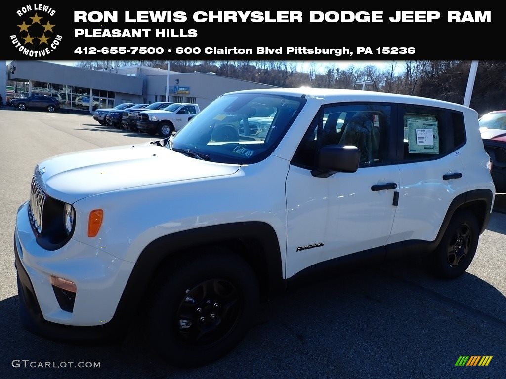 Alpine White Jeep Renegade