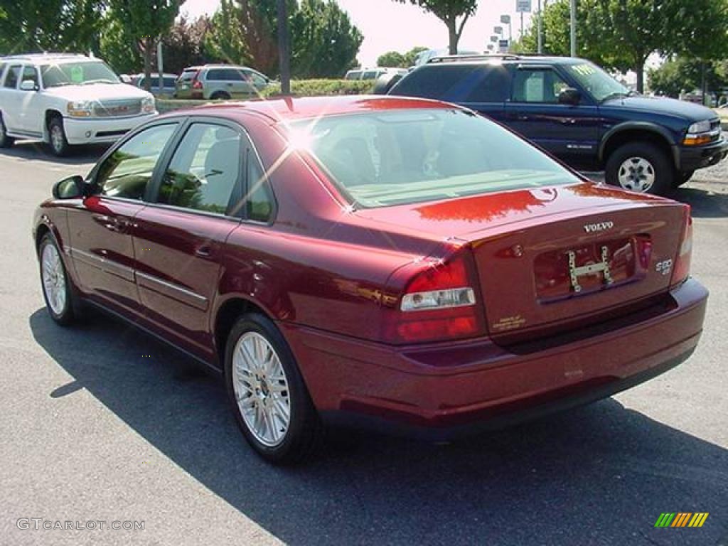 2002 S80 2.9 - Venetian Red Metallic / Sand Beige photo #4