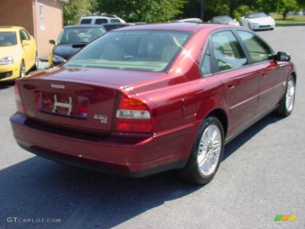 2002 S80 2.9 - Venetian Red Metallic / Sand Beige photo #6