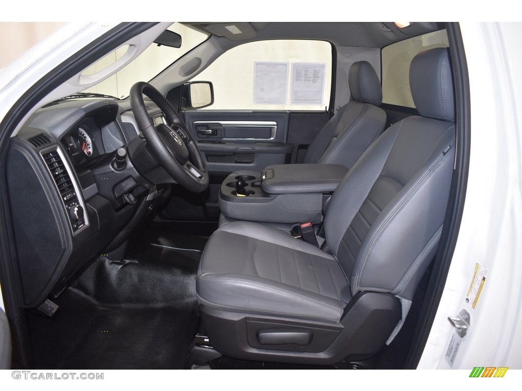 Black/Diesel Gray Interior 2016 Ram 1500 Tradesman Regular Cab Photo #141264037
