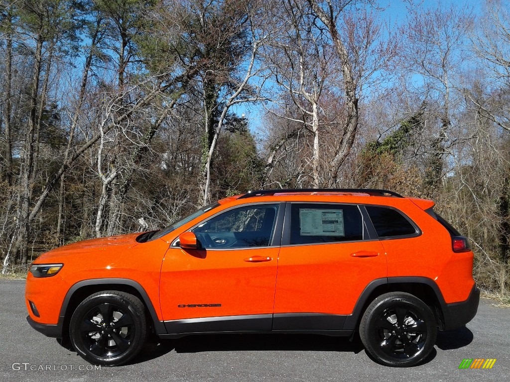 Spitfire Orange Jeep Cherokee