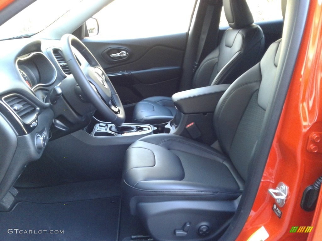 Black Interior 2021 Jeep Cherokee Altitude Photo #141264298