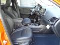 2021 Jeep Cherokee Black Interior Front Seat Photo