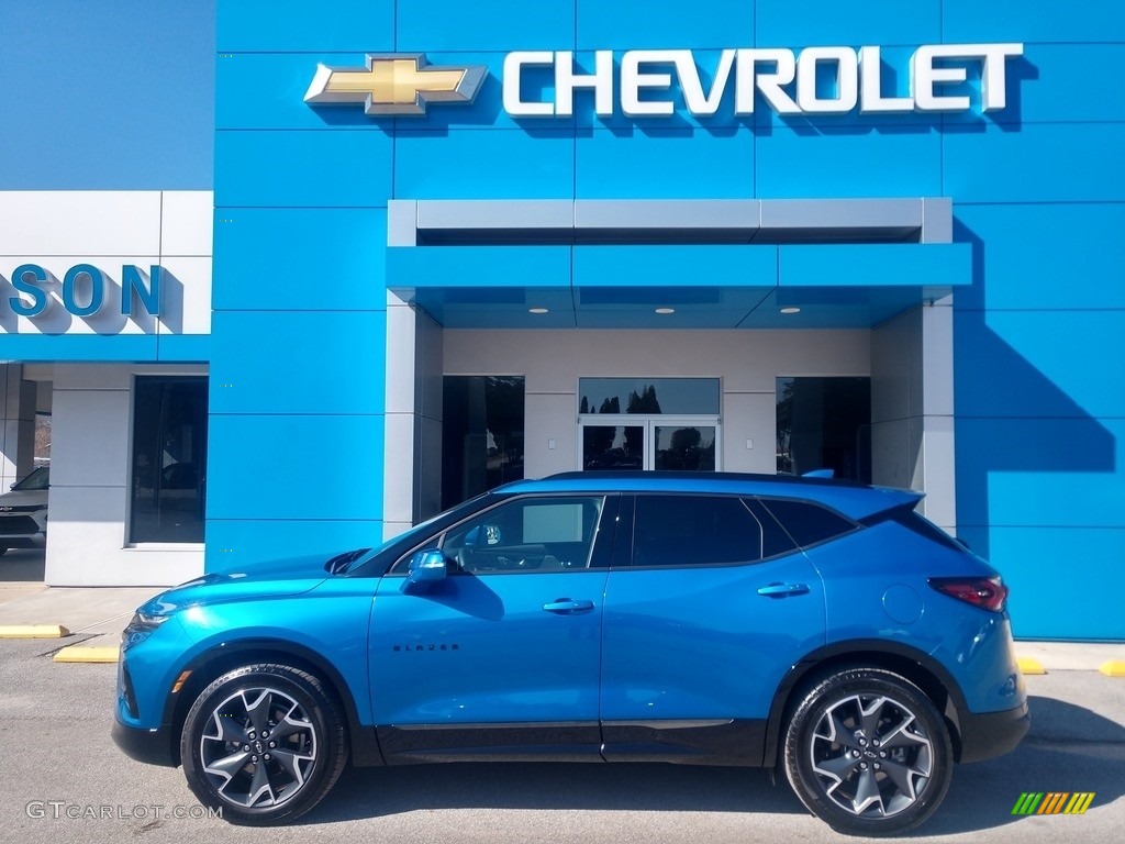 2020 Blazer RS AWD - Bright Blue Metallic / Jet Black photo #1