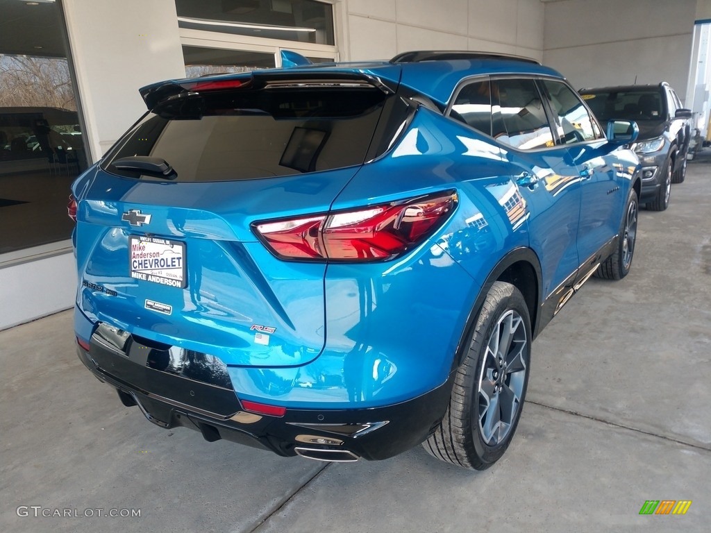2020 Blazer RS AWD - Bright Blue Metallic / Jet Black photo #4
