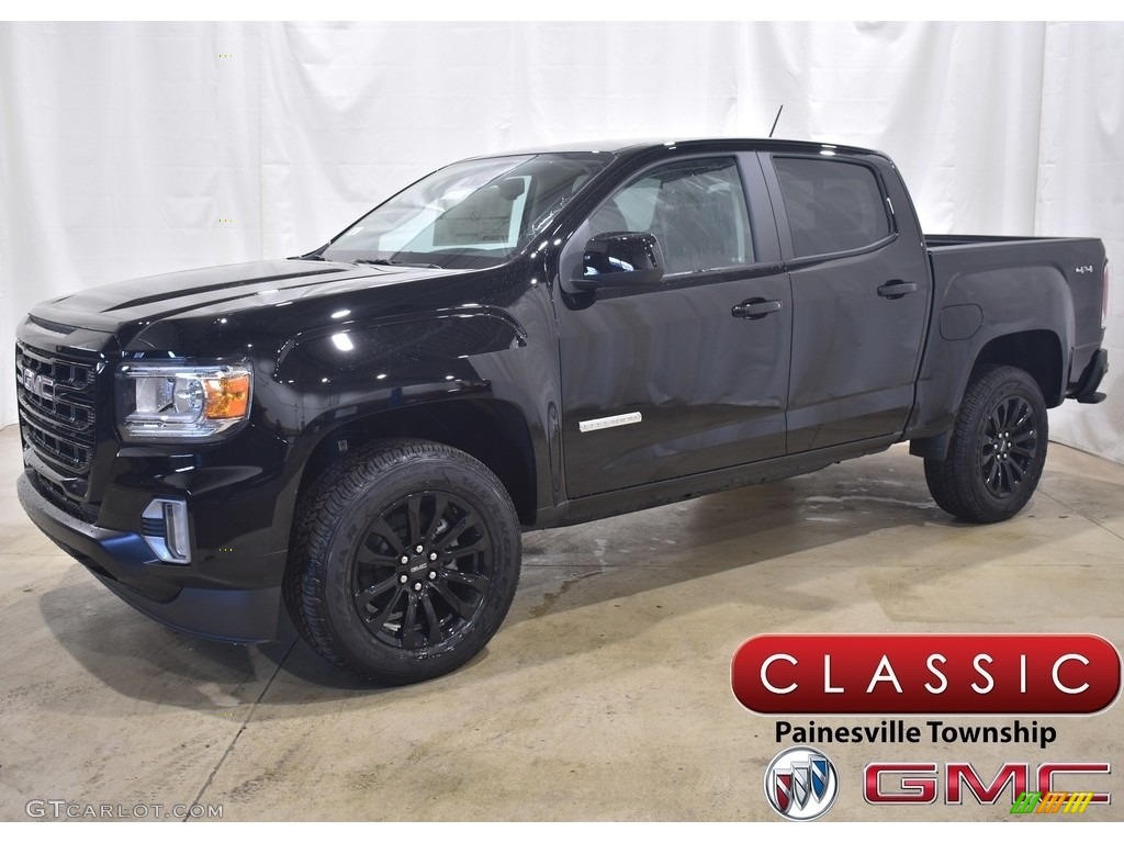 2021 Canyon Elevation Crew Cab 4WD - Onyx Black / Jet Black photo #1