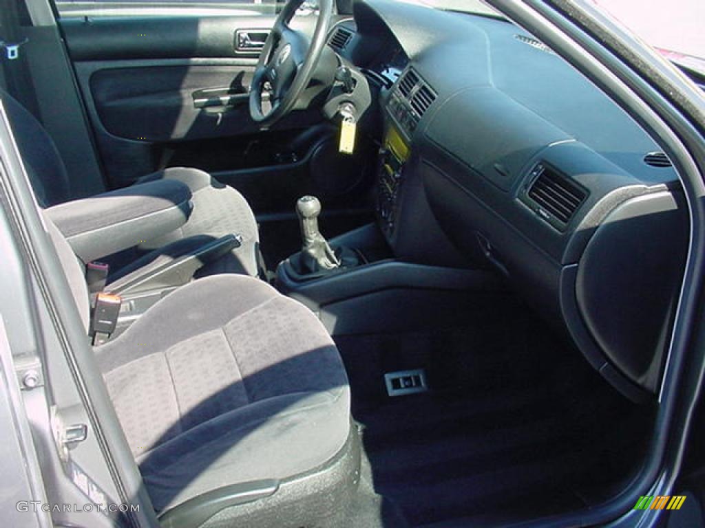 2003 Jetta GLS Sedan - Platinum Grey Metallic / Black photo #7