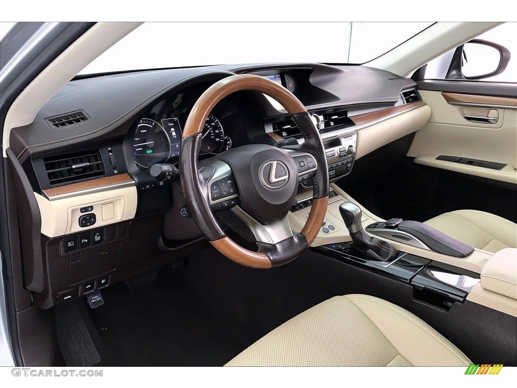 2016 Lexus ES 300h Hybrid Parchment Dashboard Photo #141266131