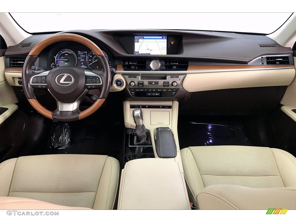 Parchment Interior 2016 Lexus ES 300h Hybrid Photo #141266158