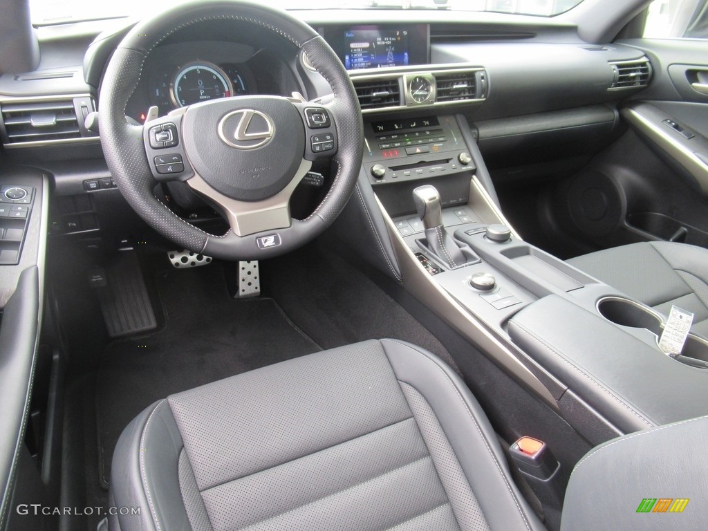 Black Interior 2020 Lexus IS 300 F Sport Photo #141266215