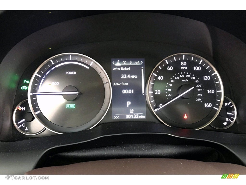 2016 Lexus ES 300h Hybrid Gauges Photo #141266388