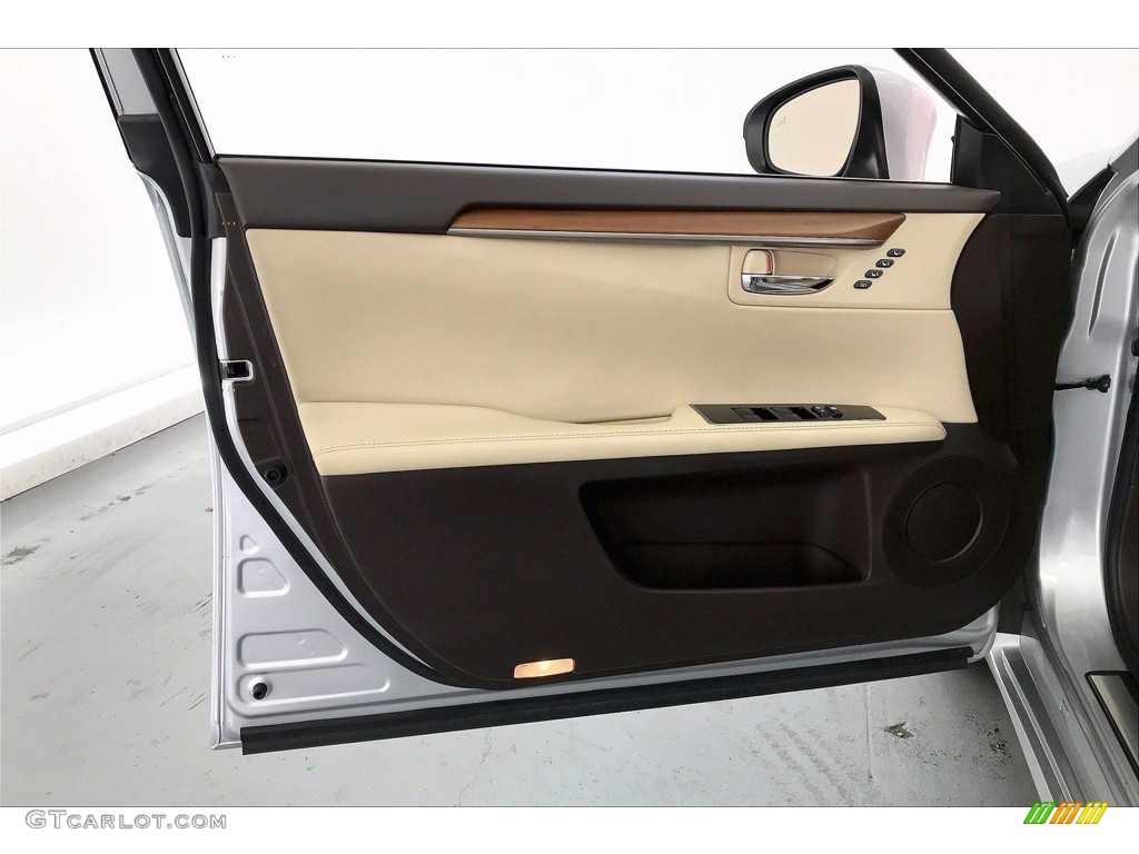 2016 Lexus ES 300h Hybrid Parchment Door Panel Photo #141266455