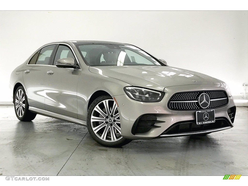 Mojave Silver Metallic 2021 Mercedes-Benz E 350 Sedan Exterior Photo #141267027
